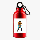 Металлическая бутылка 400 мл UV-DTF