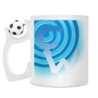 Кружка с футбольным мячиком