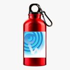 Металлическая бутылка 400 мл UV-DTF