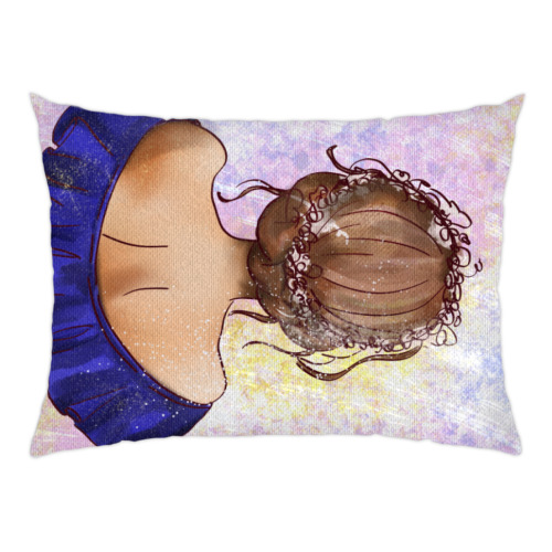 Подушка с принтом Романтик