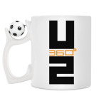 Кружка с футбольным мячиком