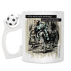 Кружка с футбольным мячиком