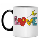 Кружка двухцветная