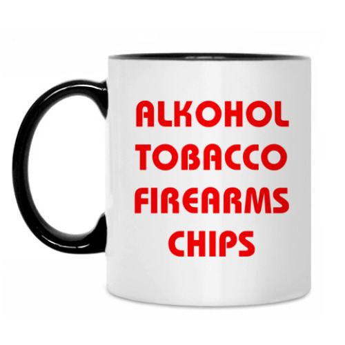 Кружка с принтом Chips