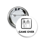 Значок 37 мм Game Over. HELP!