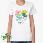 Женская футболка органик