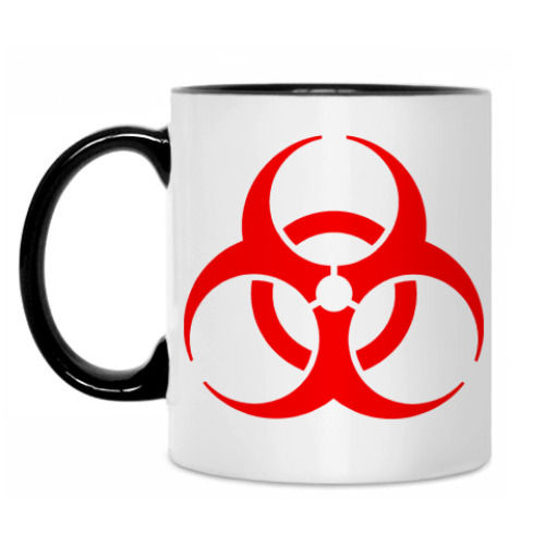 Кружка с принтом Biohazard