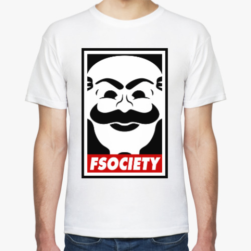 Футболка с принтом Fsociety. Mr. Robot