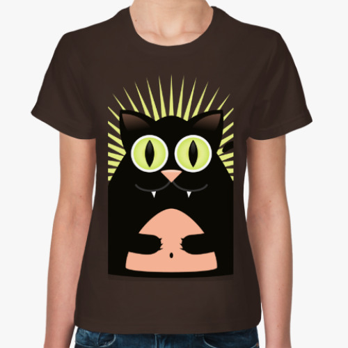 Женская футболка с принтом Просветленный