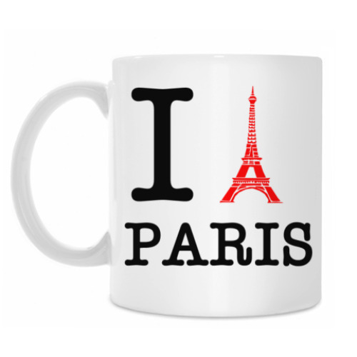 Кружка с принтом Paris