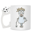 Кружка с футбольным мячиком
