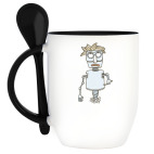 Кружка с ложкой