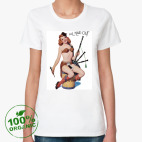 Женская футболка органик