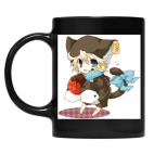 Кружка цветная UV-DTF