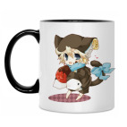 Кружка двухцветная