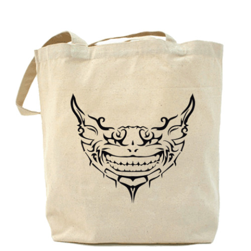 Сумка шоппер с принтом Чеширский кот