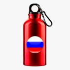 Металлическая бутылка 400 мл UV-DTF