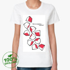 Женская футболка органик