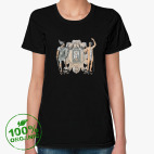 Женская футболка органик