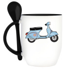 Кружка с ложкой