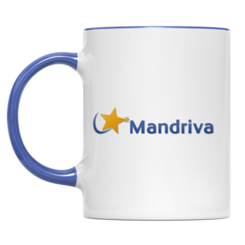 Кружка с принтом Mandriva