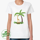 Женская футболка органик