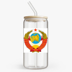 Банка с бамбуковой крышкой