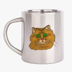 Голова рыжего кота