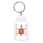 Брелок 4.2 x 2.9 см черепашка из Африки