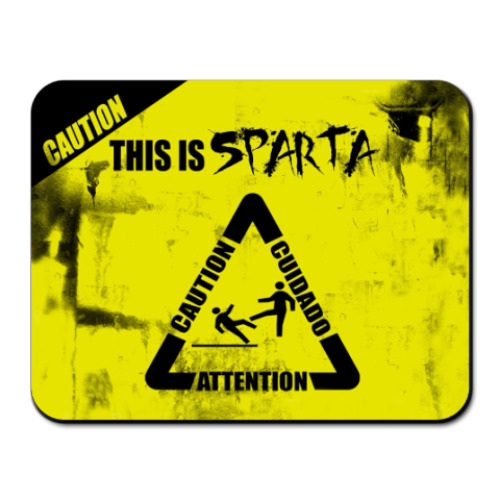 Коврик для мыши с принтом This is Sparta!