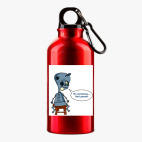 Металлическая бутылка 400 мл UV-DTF