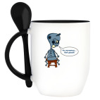 Кружка с ложкой