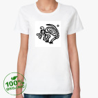 Женская футболка органик