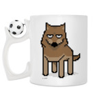 Кружка с футбольным мячиком