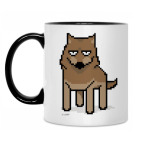 Кружка двухцветная