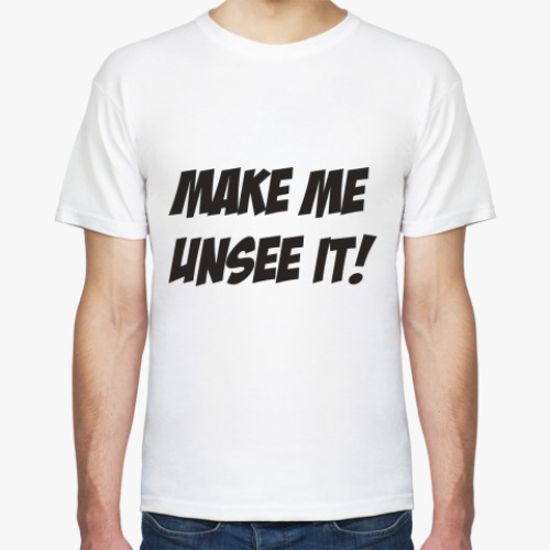 Футболка с принтом unsee it