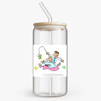 Банка с бамбуковой крышкой