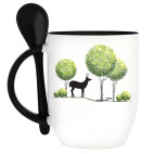 Кружка с ложкой