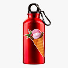 Металлическая бутылка 400 мл UV-DTF