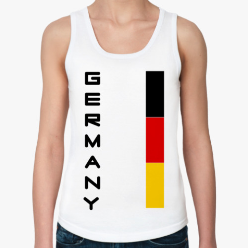 Женская майка с принтом Германия