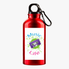 Металлическая бутылка 400 мл UV-DTF