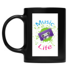 Кружка цветная UV-DTF