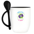 Кружка с ложкой