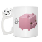 Кружка с футбольным мячиком