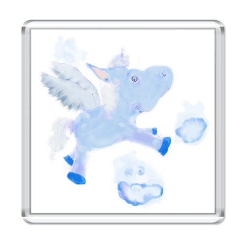 Магнит с принтом Пегас