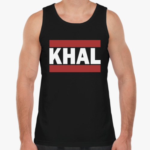 Майка с принтом Khal