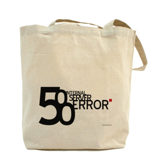 Сумка шоппер с принтом  500 error
