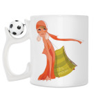 Кружка с футбольным мячиком