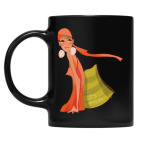 Кружка цветная UV-DTF