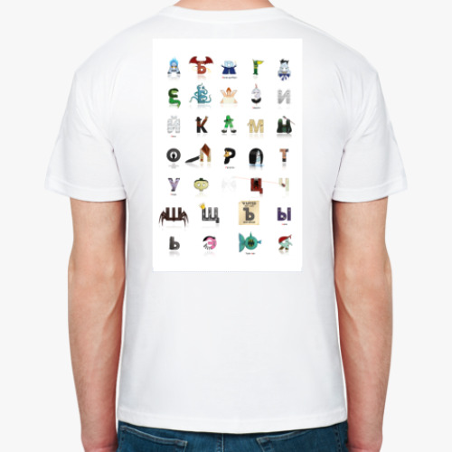 Футболка с принтом Адзбука
